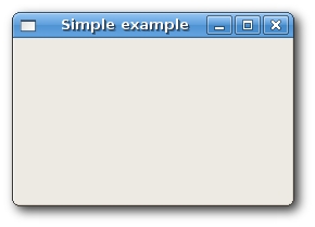 Simple Qt4 example