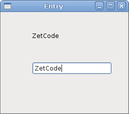 Entry Widget