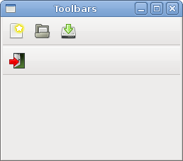 Toolbars