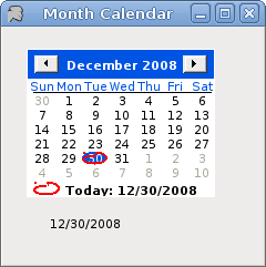 MonthCalendar