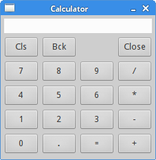 Calculator skeleton