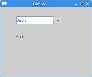 Combo widget