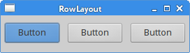 RowLayout manager