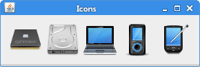 Icons in labels