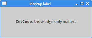 markup label