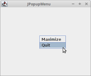 JPopupMenu