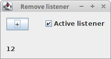 Remove listener