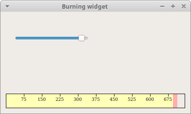 The burning widget