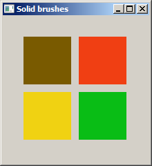 Solid brushes