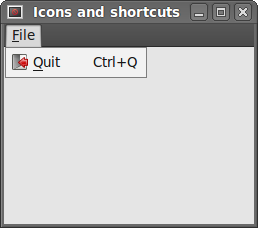 Icons and shortcuts