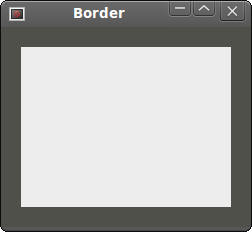 Border around a panel