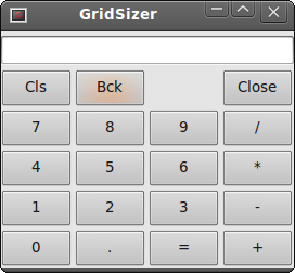 GridSizer