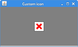 Missing custom icon