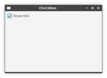 CheckBox