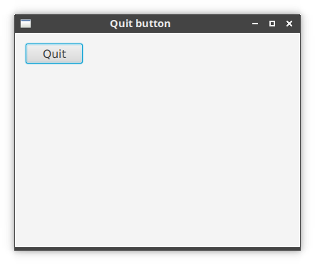 Quit button