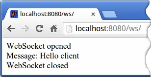 WebSocket client